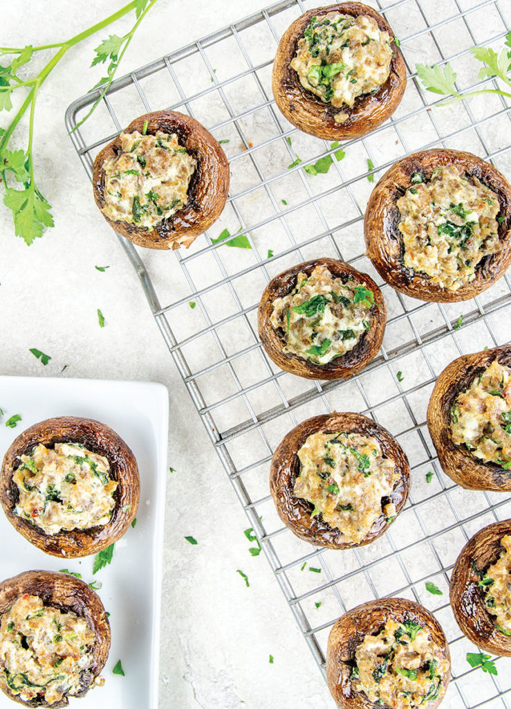 KETO KARMA Sausagestuffed Mushrooms Living With Landyn